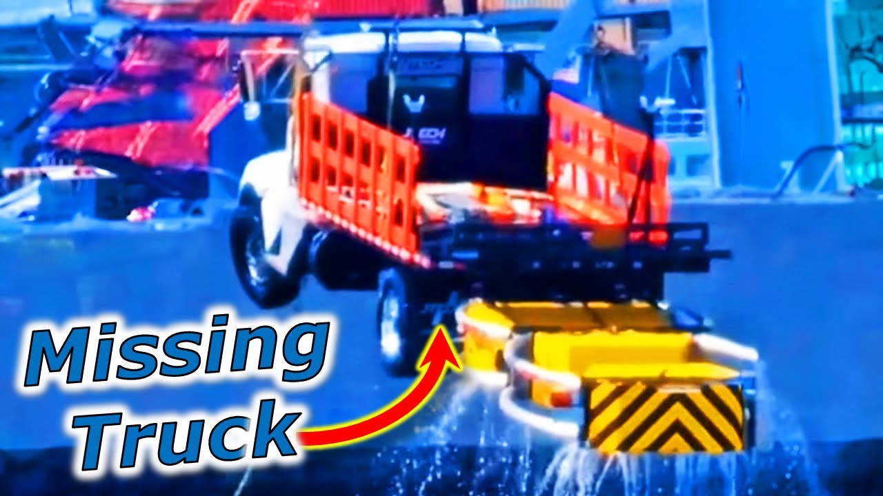 Missing Truck, Bridge Truss Salvaged Collapse Site