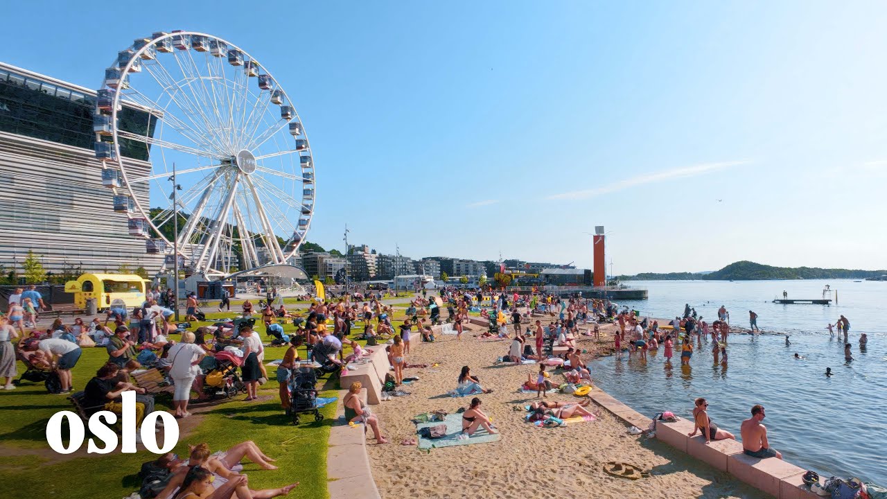 Oslo, Norway · Scandinavian Summer Bliss · Complete 4K Tour with Captions