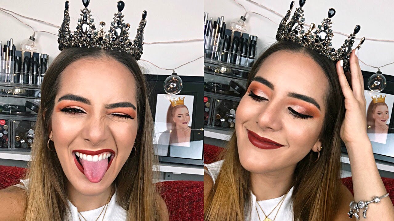Tutorial de Maquillaje FACIL con Tonos Naranjas | Sincerely Mvu