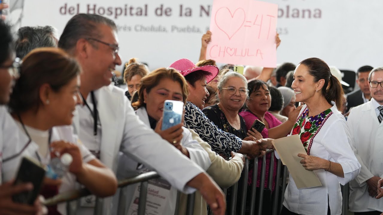 Inauguración: Hospital de la Niñez Poblana IMSS-Bienestar. San Andrés Cholula, Puebla
