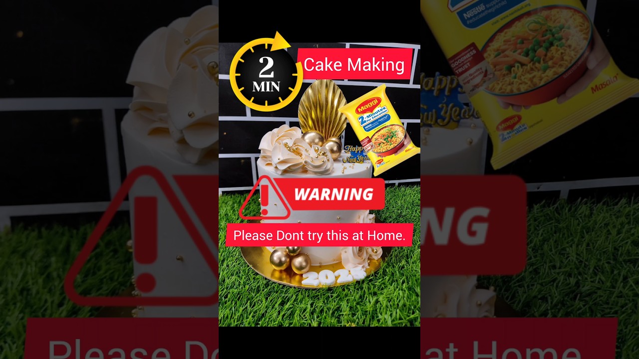 ⏰ 2 Minute Cake Making