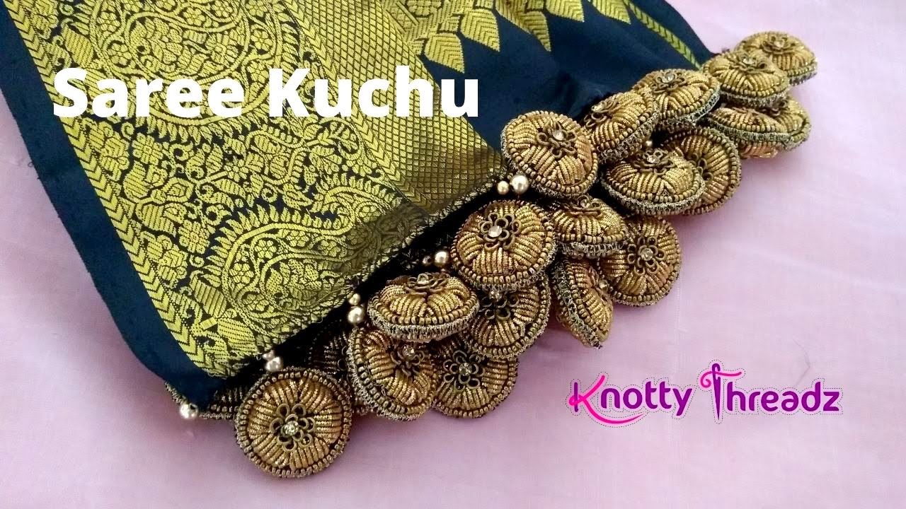 New Aari Work Saree Tassels | Grand Maggam Work Kuchu For Heavy Silk Sarees #aariwork #maggamwork