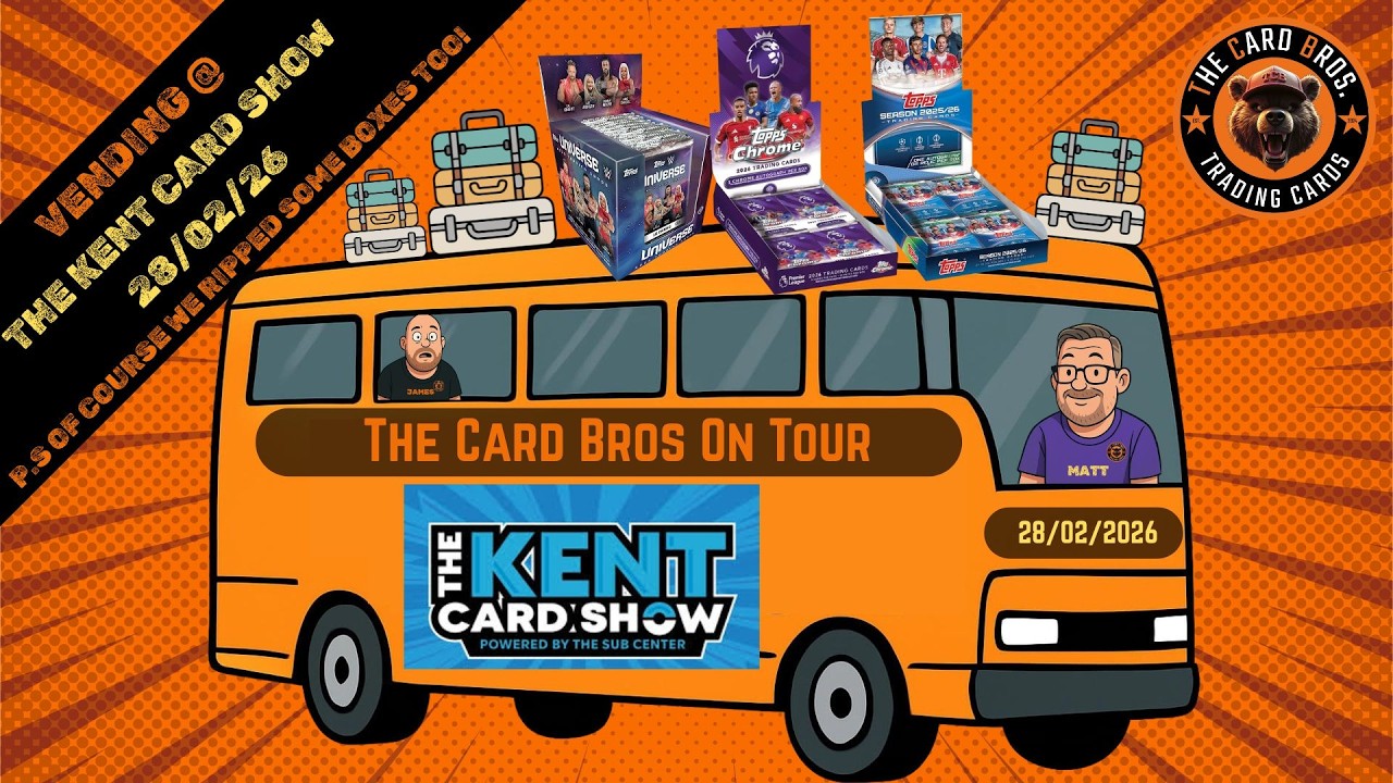 Live from the Kent Card Show...Topps WWE Universe, Topps UCC 25/26 and Topps Chrome EPL 25/26