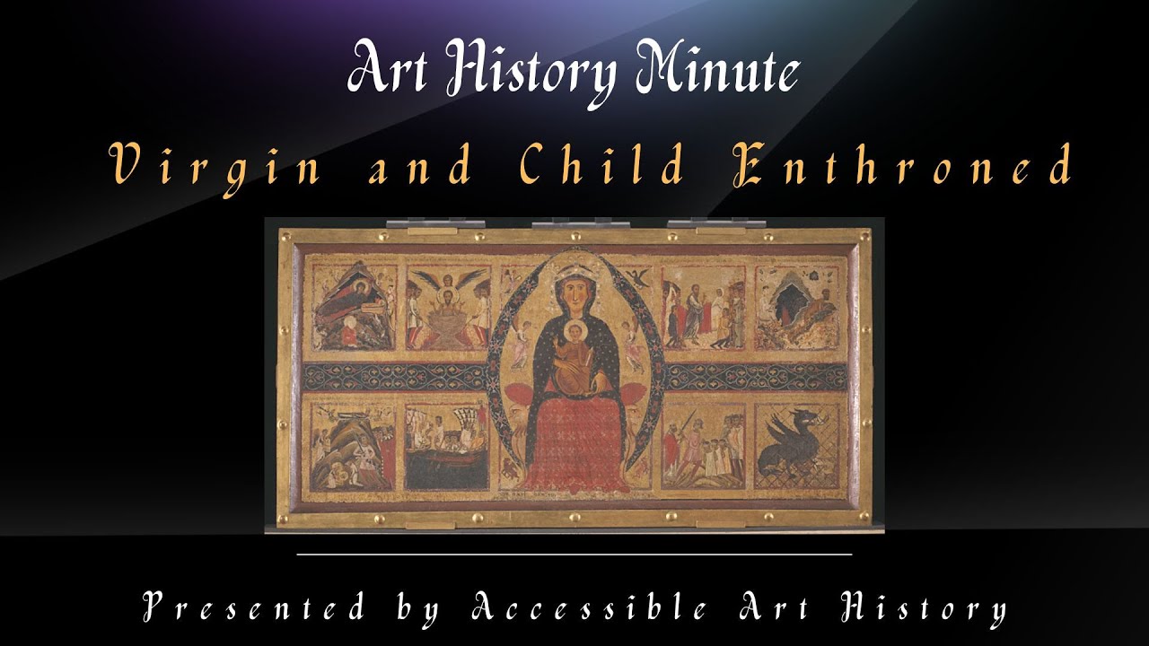 Art History Minute: The Virgin and Child Enthroned with Scenes of the Nativity and the Saints