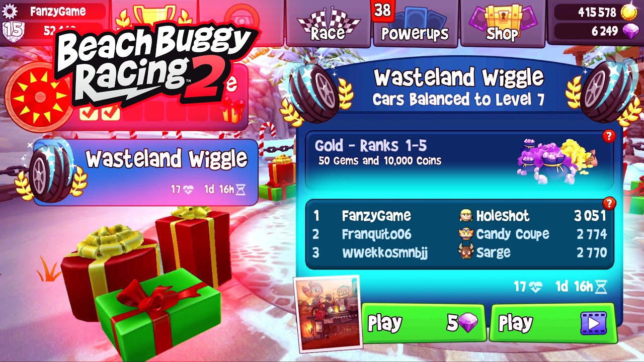 Wasteland Wiggle 1st Place - Beach Buggy Racing 2