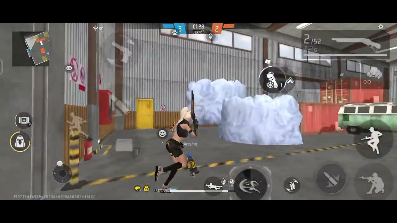 Fre fire not headshot 💀💀