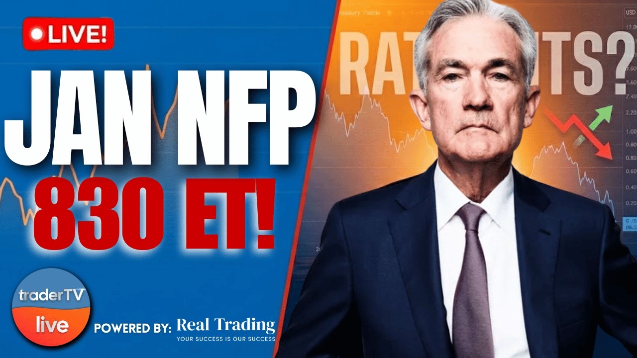 January NFP: 70K Jobs? Huge Forecast Spread Sparks Volatility | LIVE Trading Feb 11