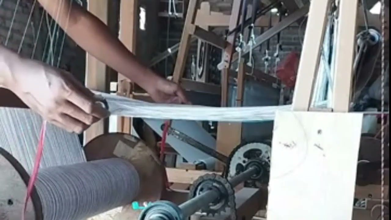 Linimasa | ATBM RAKITAN | POWER LOOM #homemade #tenun #diy #machine #powerloom #woodworking