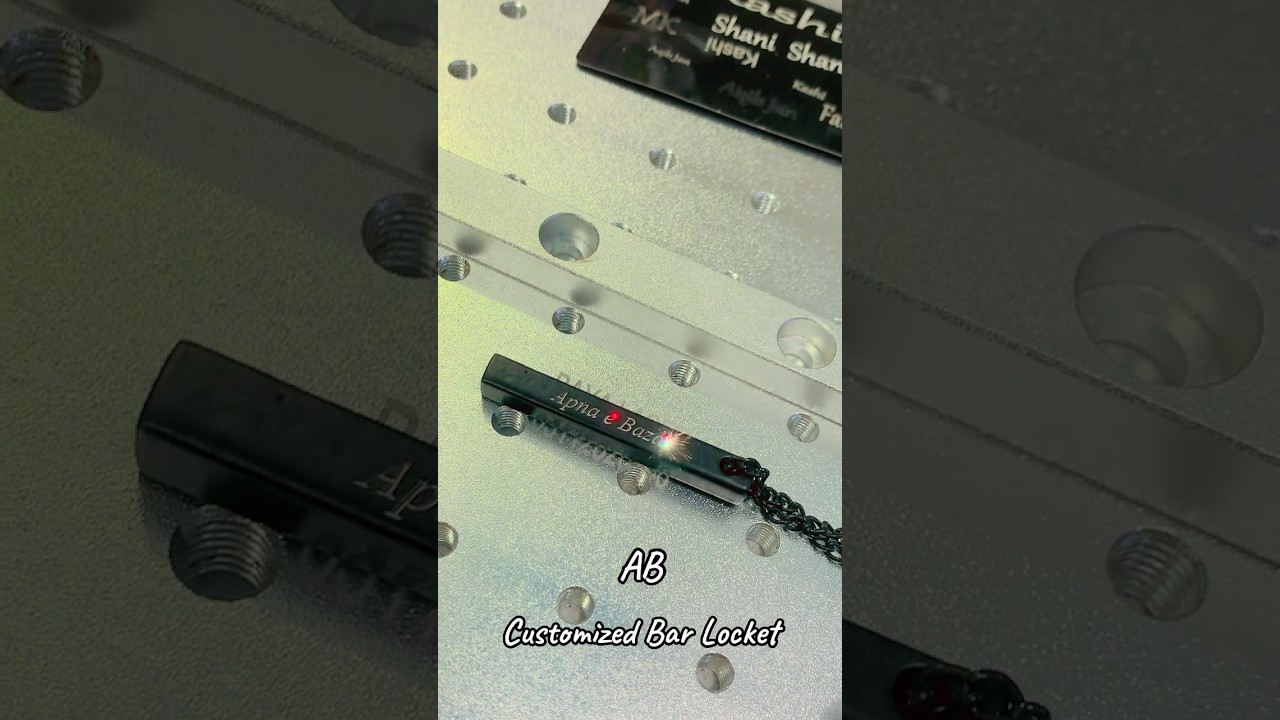 Customized Bar Locket by apna e bazar #Ab #shortsfeed #shorts