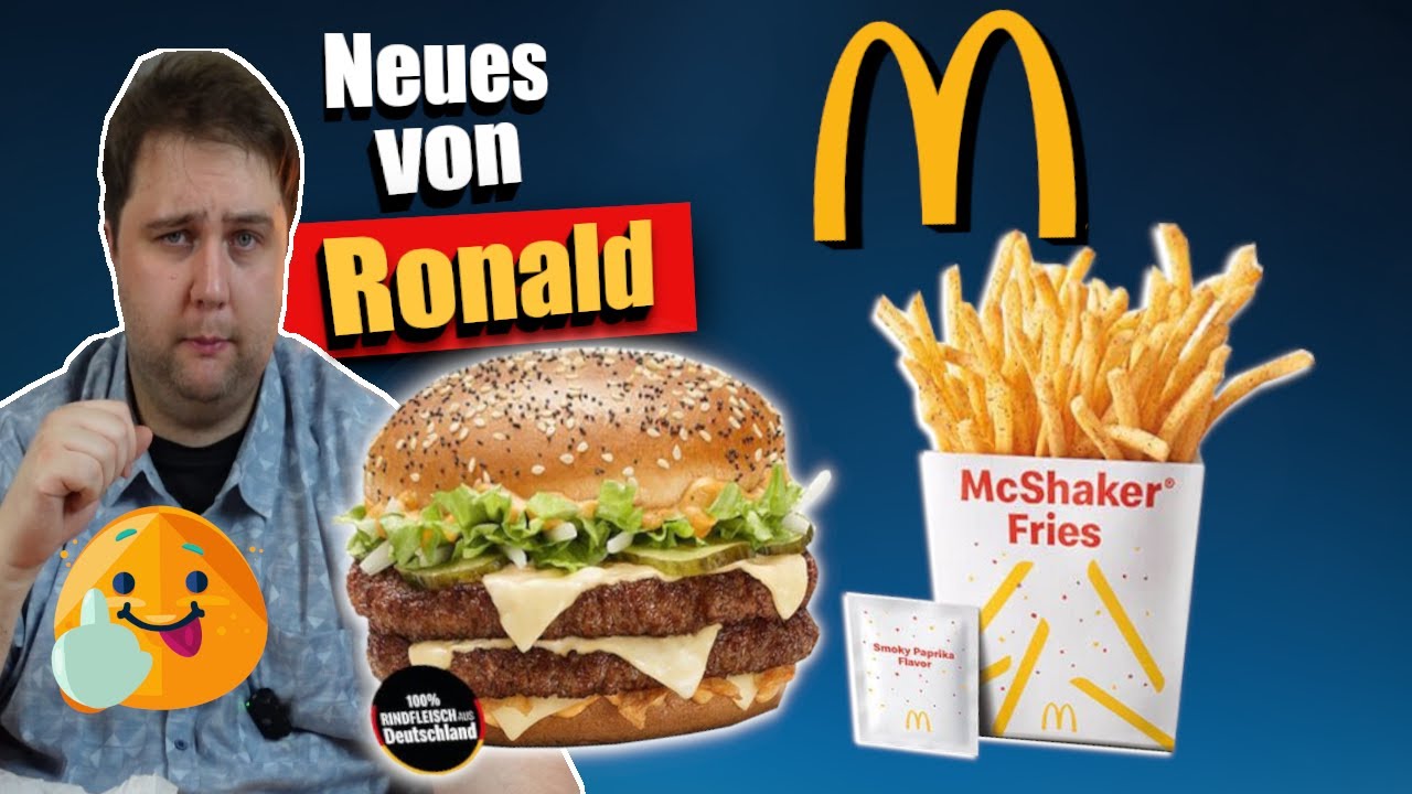 Der M Burger und Shaker Fries von McDonalds - NEU!🍟🍔〽️