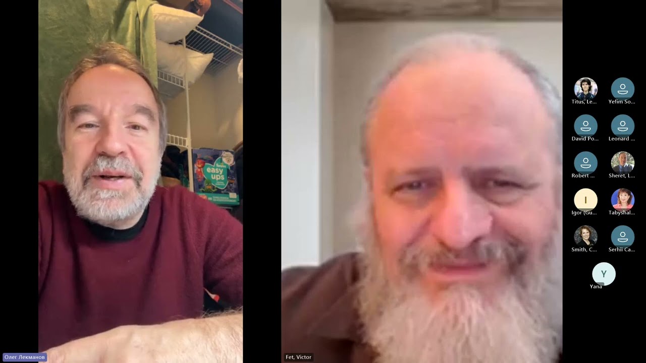 2-14-2025: Oleg Lekmanov | A Logocentric Culture that Fell Apart?