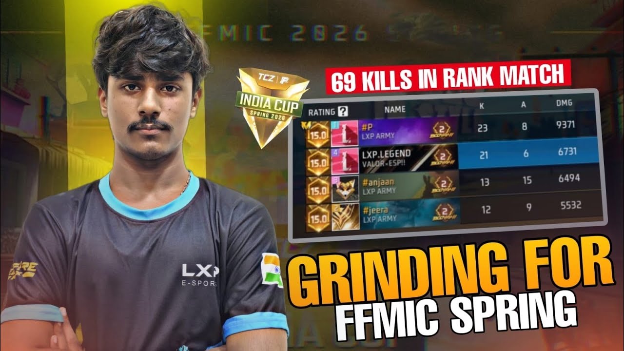 [SNIPER POV] GRINDING FOR FFMIC SPRING OPEN QUALIFIERS 2026 (69 KILLS)🚀🔥 |FT. LXP LEGEND 