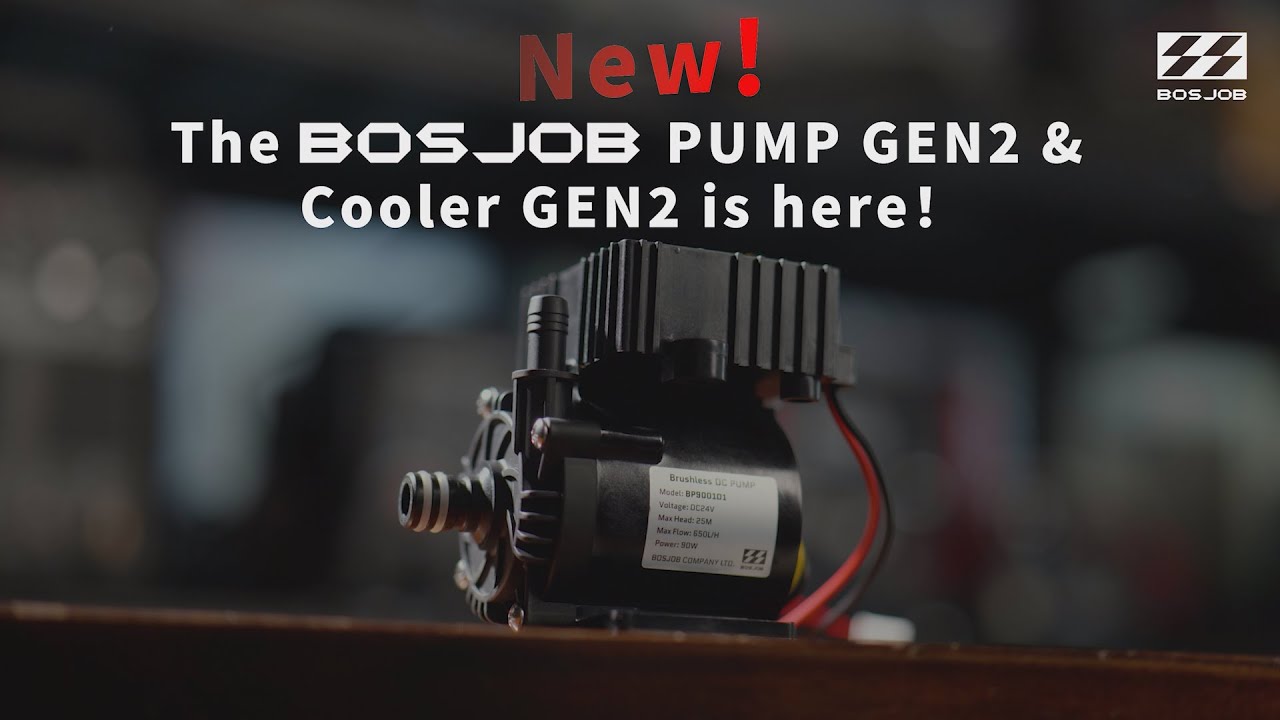 New revolition in Welding Water Cooler！The BOSJOB PUMP GEN2 & Cooler GEN2 is here！
