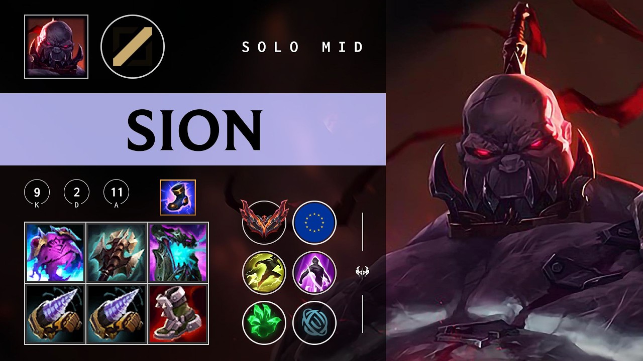 Sion Mid vs Viktor - EUW Grandmaster Patch 26.07