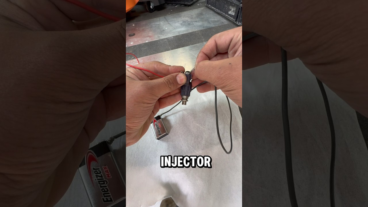How to test a fuel injector? This is not a performance test. #shorts #diy #automobile