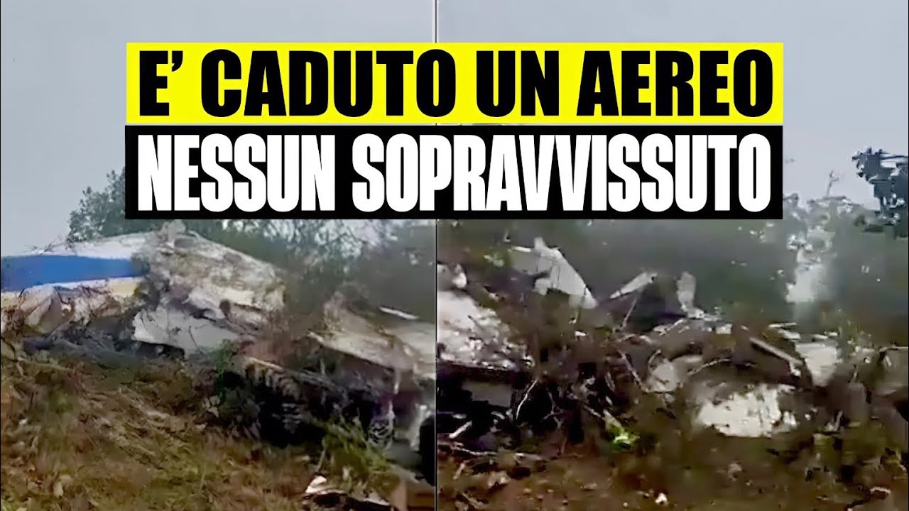 ULTIM'ORA È CADUTO UN AEREO: NESSUN SOPRAVVISSUTO. 