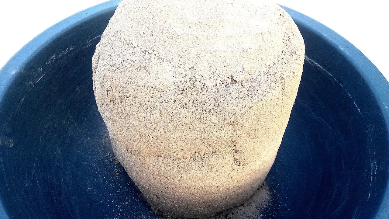 ASMR|| soft sand cement huge chunks crumbling in dry/water!