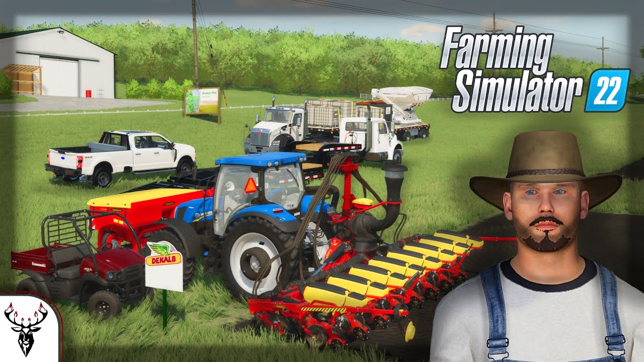 Planting Test Plots!!! (FS22 Nebraska Farm Series Ep. 5)