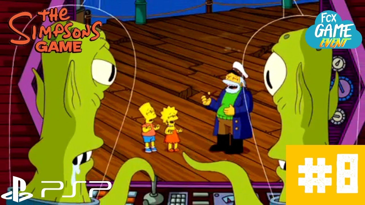 Walkthrough The Simpsons Game - Part 8: The Day of the Dolphin (PSP)
