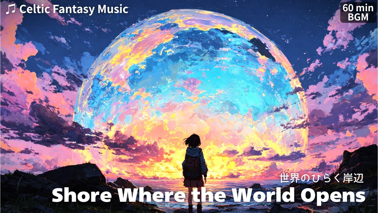 【ケルト×ファンタジー音楽】世界のひらく岸辺｜作業用・集中用BGM (60分)