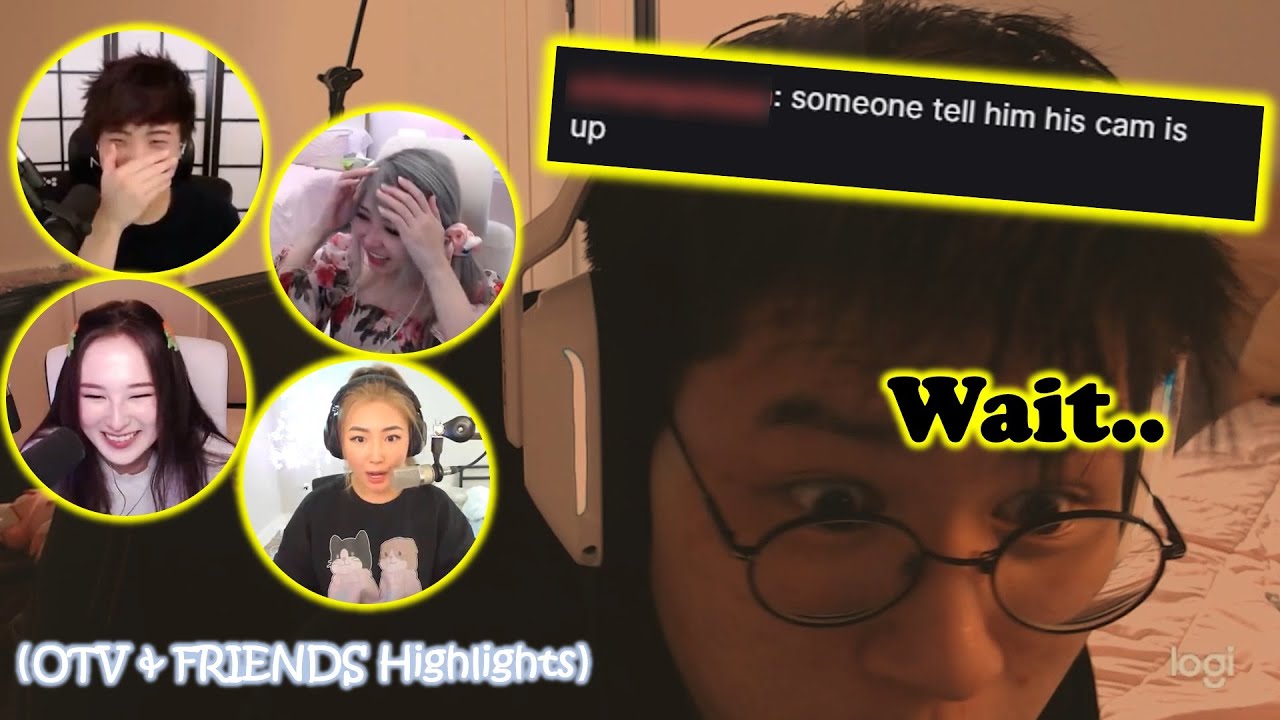 Streamer forgot his CAM is on... | ft. hJune, Sykkuno, Lily & more | Funny OTV & Friend Moments