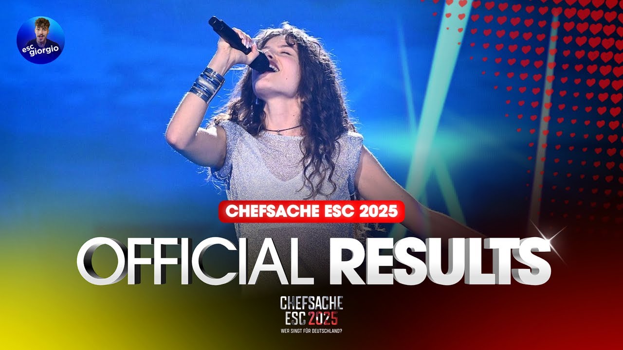 🇩🇪 Chefsache ESC 2025: Official Results