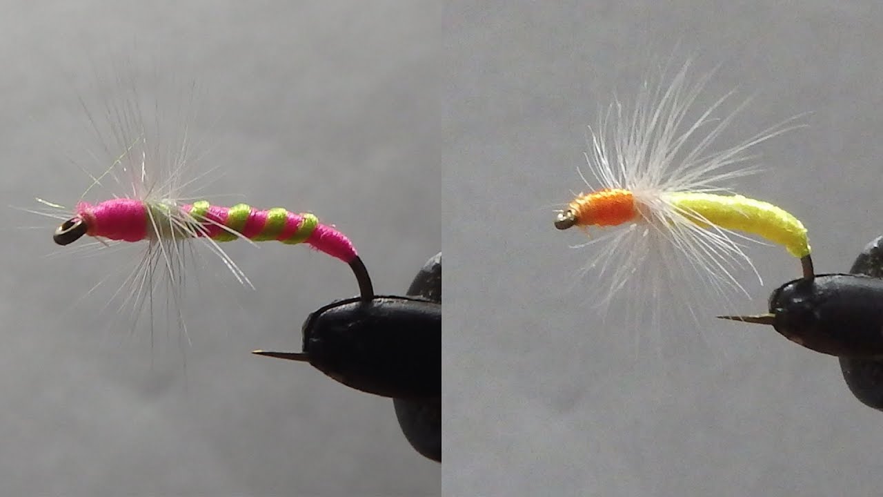 【自作テンカラ毛鉤】自分流 カラフル毛鉤の作り方 2020.04.17