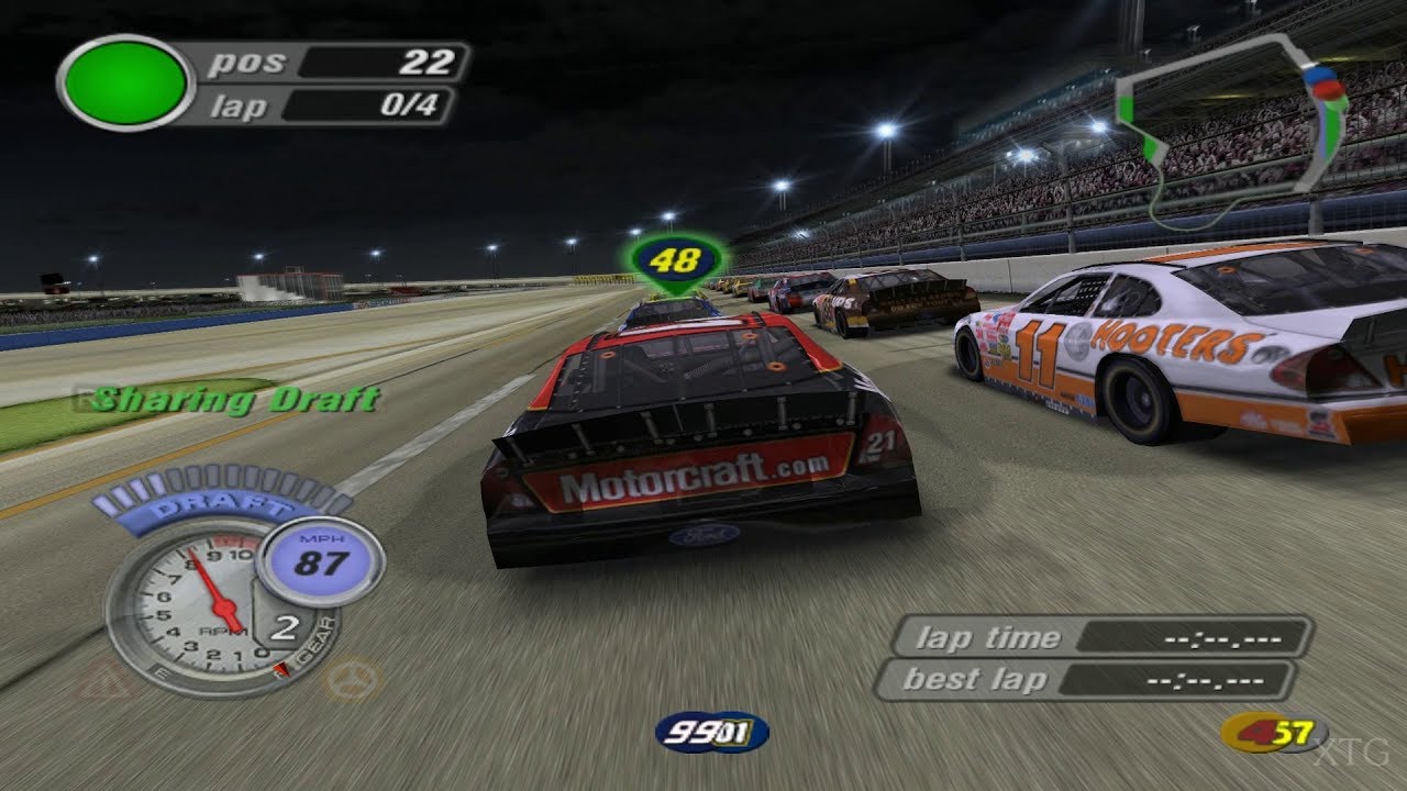NASCAR Thunder 2004 PS2 Gameplay HD (PCSX2)