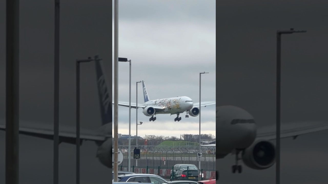 ANA Japan Pok&eacute;mon Livery B777 to Heathrow #AirVloggingGP