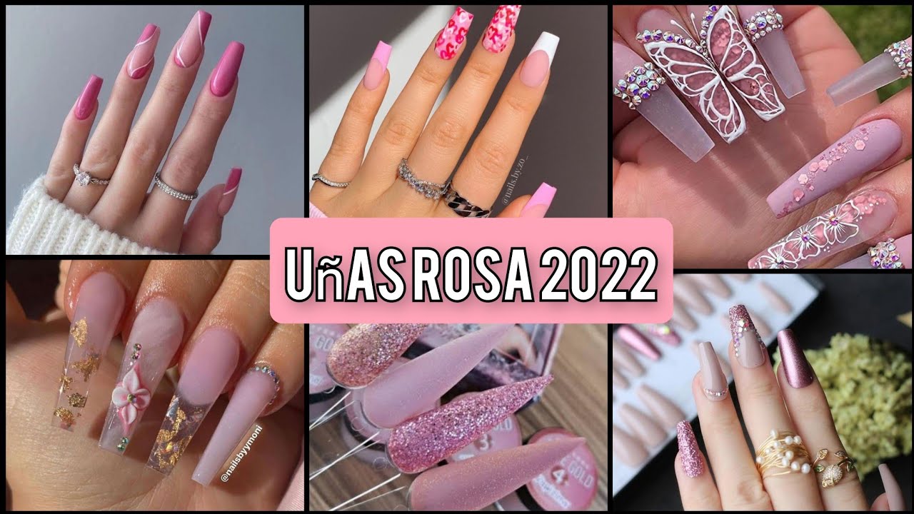 UÑAS COLOR ROSA 2022 💅UÑAS ACRÍLICO ROSA 2022 #trendsnails #diseños #diseñosdeuñas  #uñasdecoradas