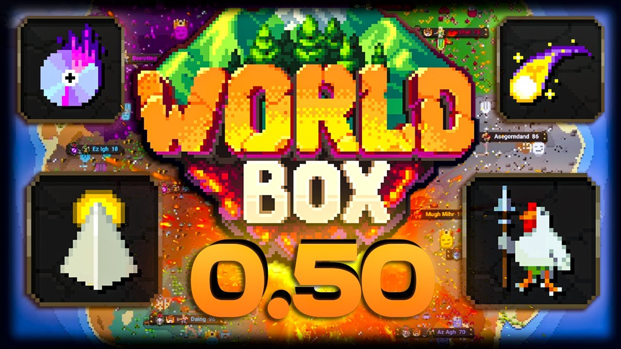 O UPDATE MAIS INSANO DE TODOS // WORLDBOX 0.50
