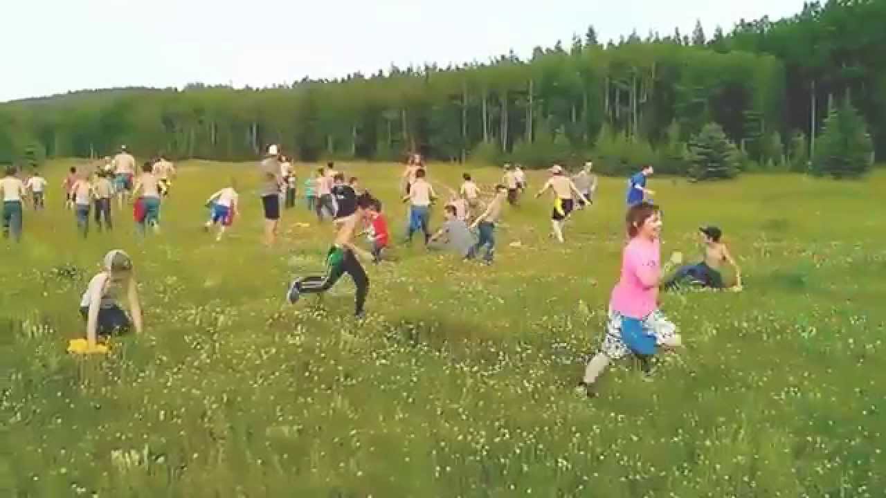 Braveheart wide game at Alberta Pioneer Camps!