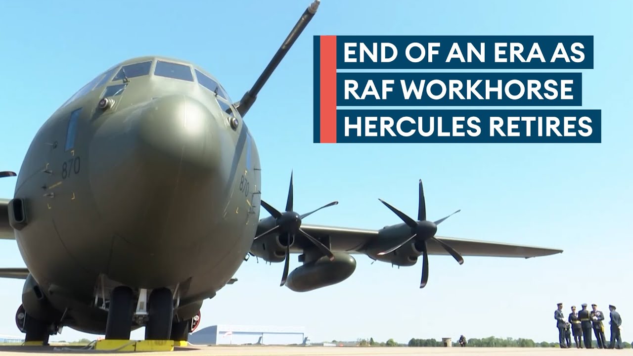 RAF's 'amazing' Hercules retired after almost 57 years of service