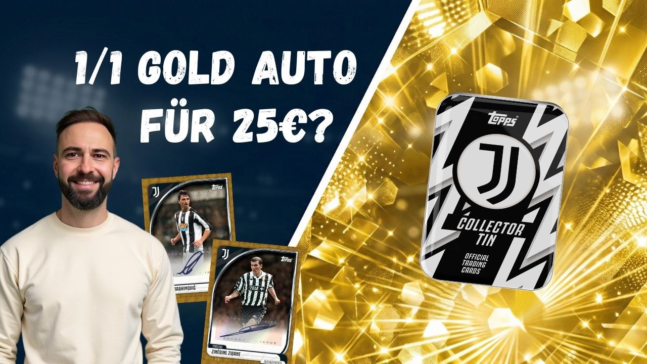 Premiere! 🔥 Topps Juventus Tin 2025/26 Unboxing | G-Dizzle Unboxed