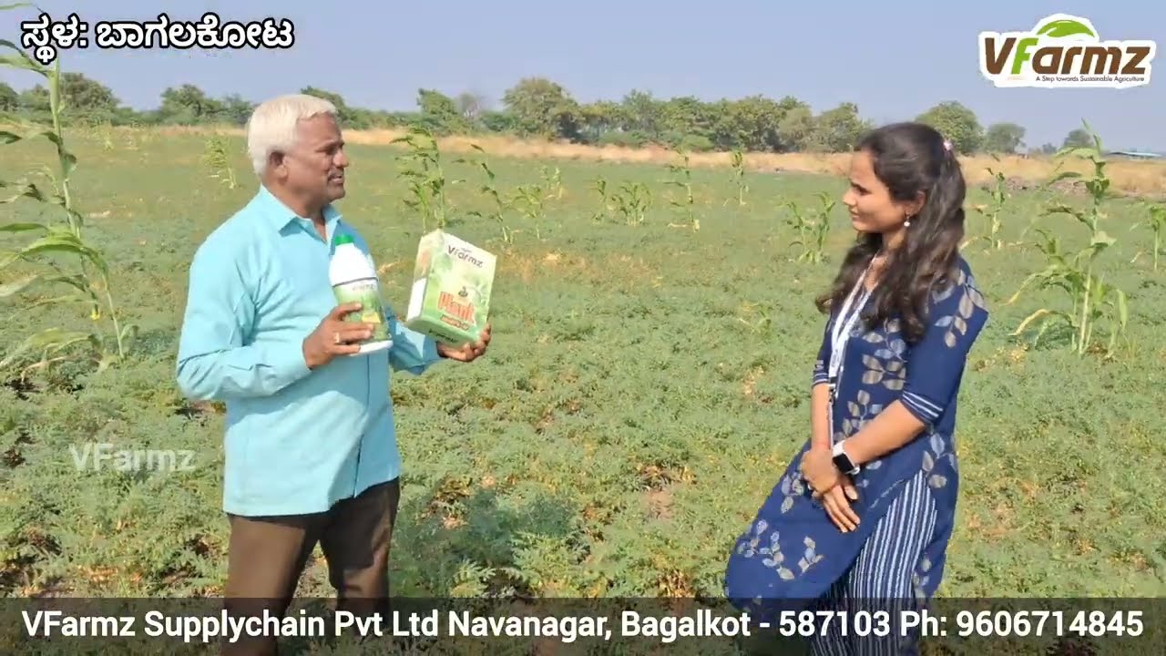 ಕಡಲೆ ಬೆಳೆಯಲ್ಲಿ ಯಶಸ್ಸು ಕಂಡ VFarmz ರೈತ.