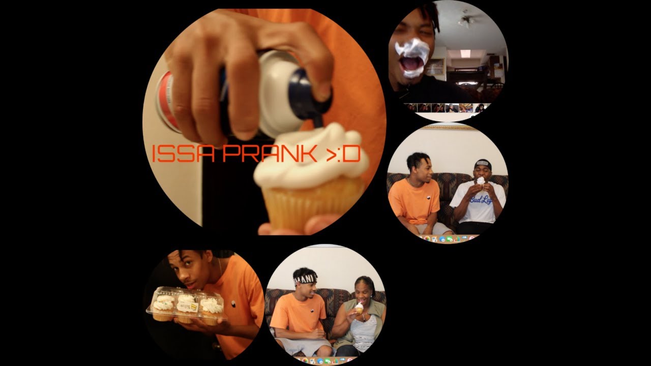 SHAVING CREAM FROSTING CUP CAKE PRANK!!!!