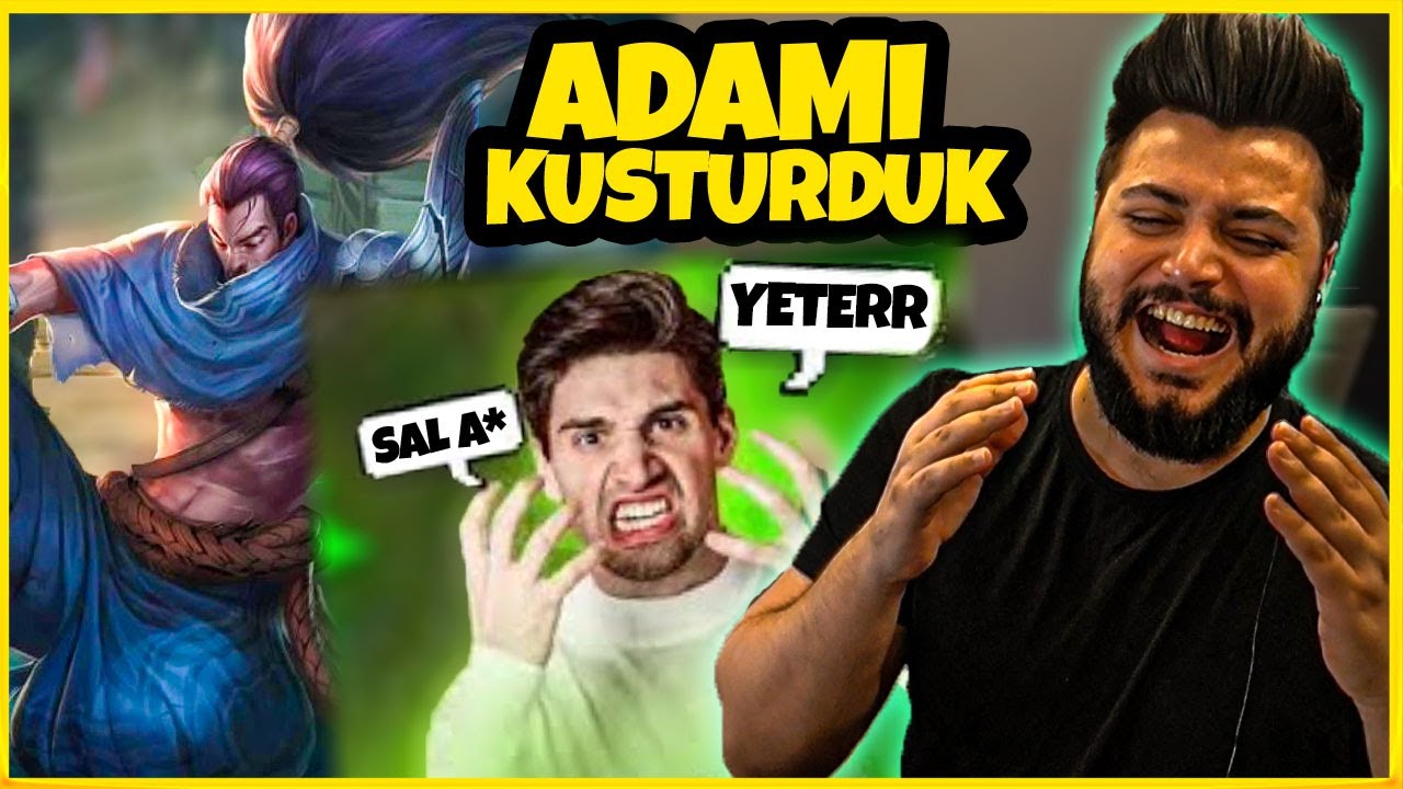 Yasuo Jungle ama Mid Malphite ile Küfürbaz Veledi Kusturuna Kadar Gankliyoruzsdahskdjgas