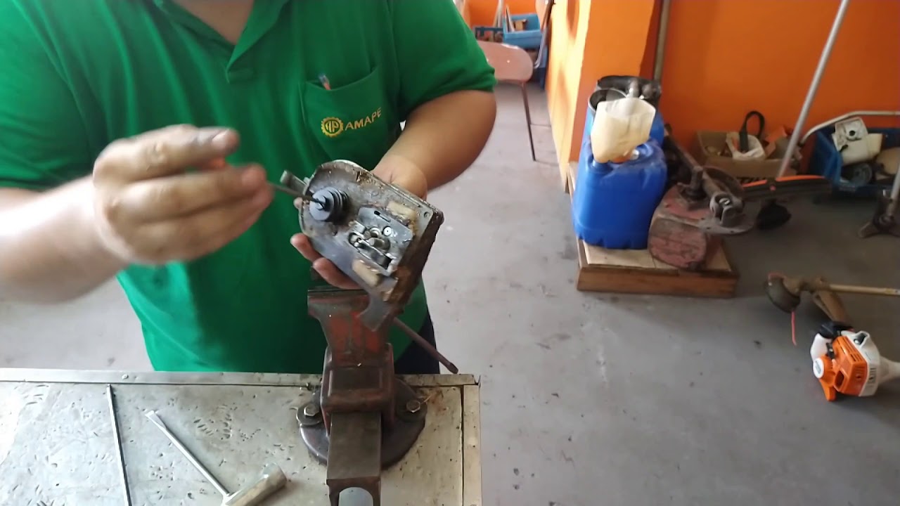 Manutenção da ponteira da Motopoda stihl, não está lubrificando a corrente, modelos ht-70/75/131