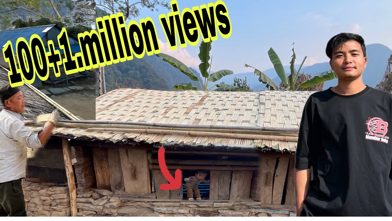 बाख्रा खोरको छानो लगाईयो है 😃