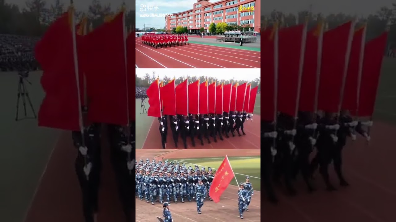 🔥 Massive military training parade! #shorts​ ​ #training​  #militaryschool​ #armytraining​ #china​