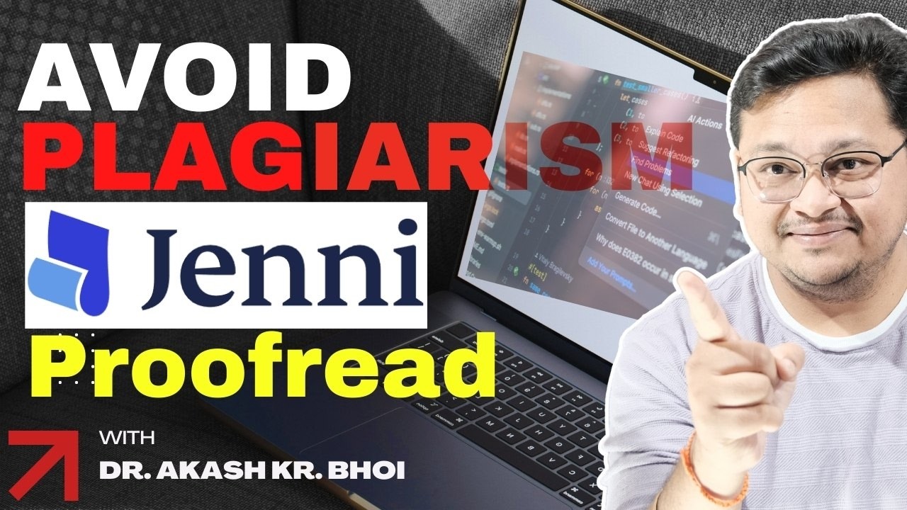Jenni AI for Ethical Writing: Avoid Plagiarism & Proofread Like a Pro 2026 || Hinglish