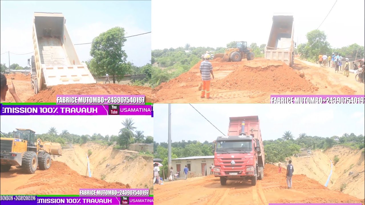 100%TRAVAUX NDJILI BRASSERIE ROCADE SUD-UEST VERS KASANGULU CONGO CENTRALE