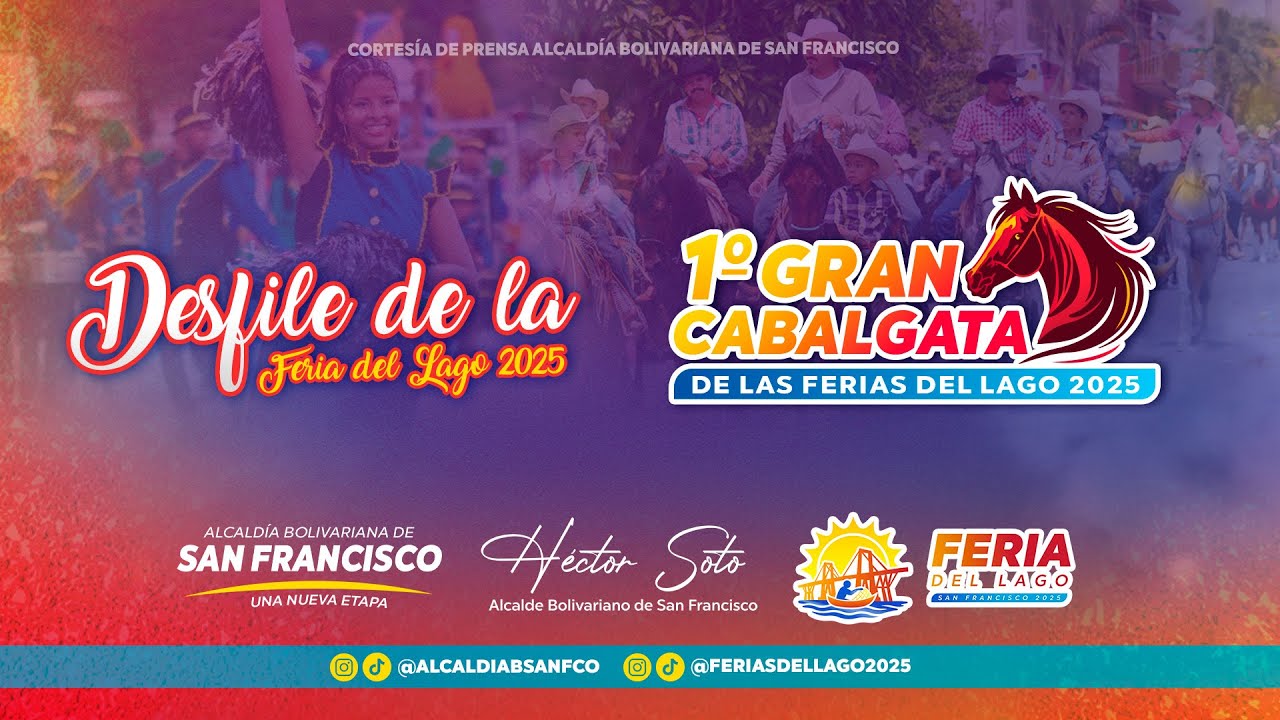 DESFILE IGNAUGURAL DE LA FERIA DEL LAGO DE SAN FRANCISCO EDICION 2025
