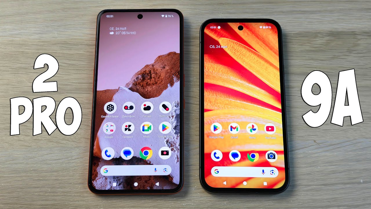 CMF PHONE 2 PRO VS GOOGLE PIXEL 9A - ЧТО ЛУЧШЕ? ПОЛНОЕ СРАВНЕНИЕ!