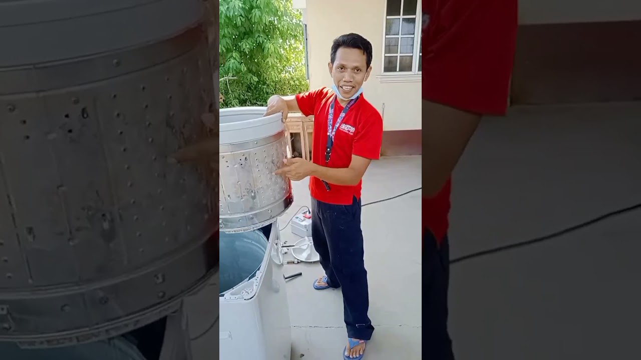 Cara-cara servis mesin basuh jenama Sharp