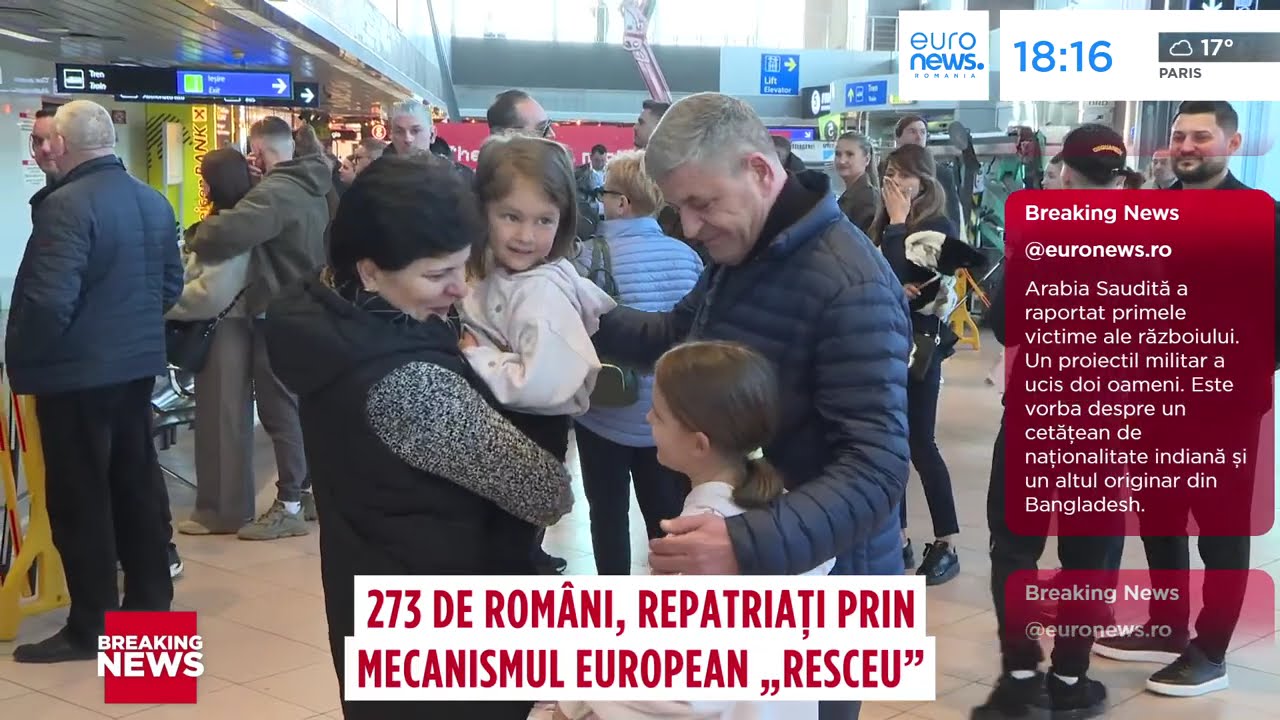 273 de români, repatriați prin mecanisul european RescEU. Selecția s-a făcut pe baza unor criterii