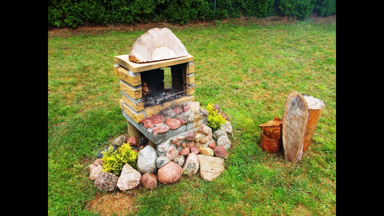 Theft-proof self-made $20 BBQ