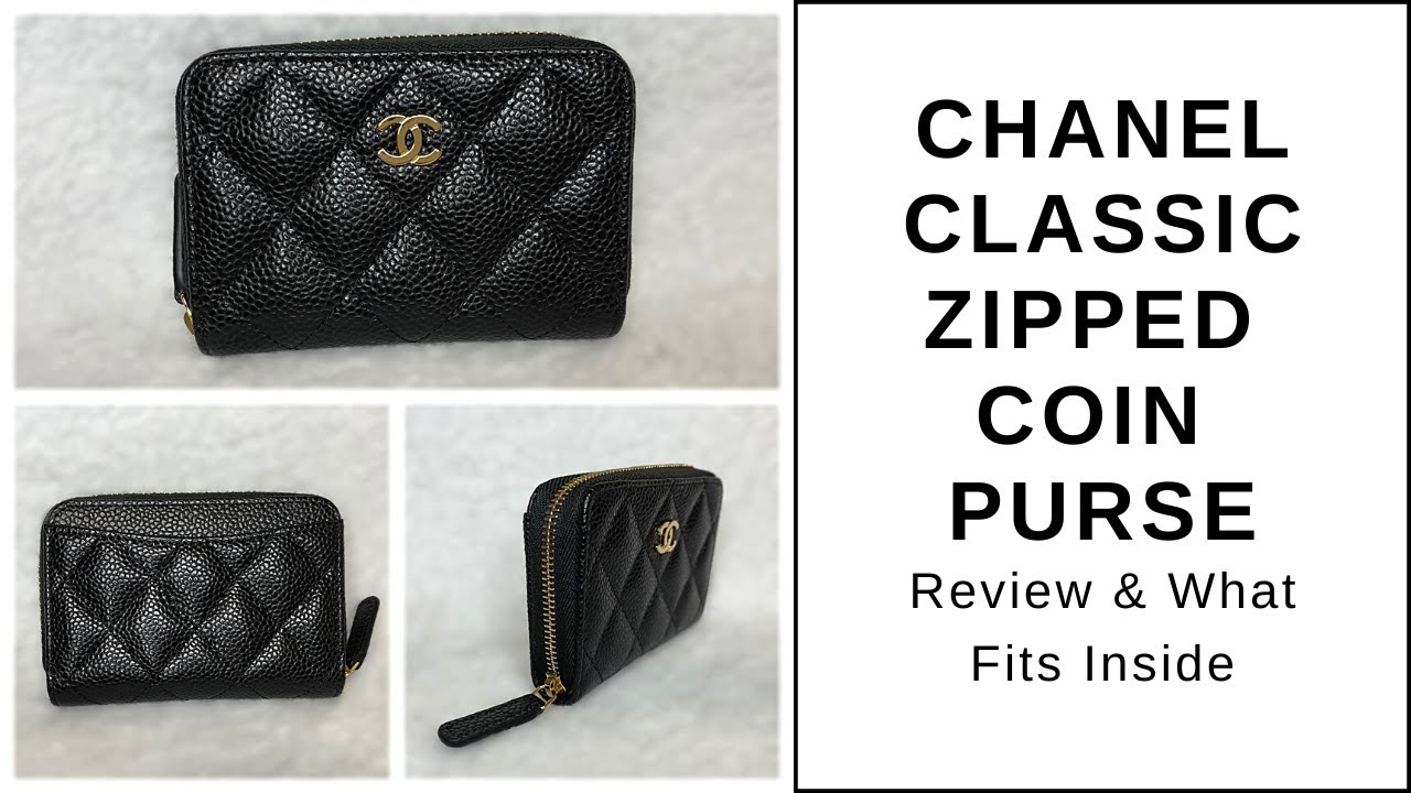 Chanel Classic Zipped Coin Purse - Review and What Fits Inside