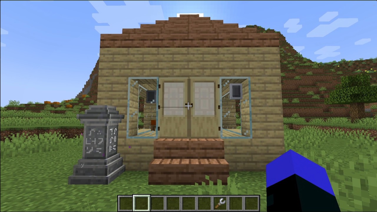 How to make a minecraft house in 8 minutes