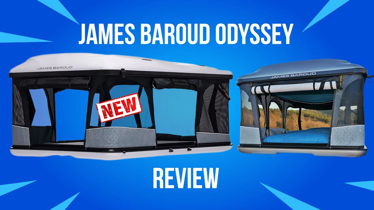 New features and review - James Baroud Odyssey roof top tent - Frontier Series
